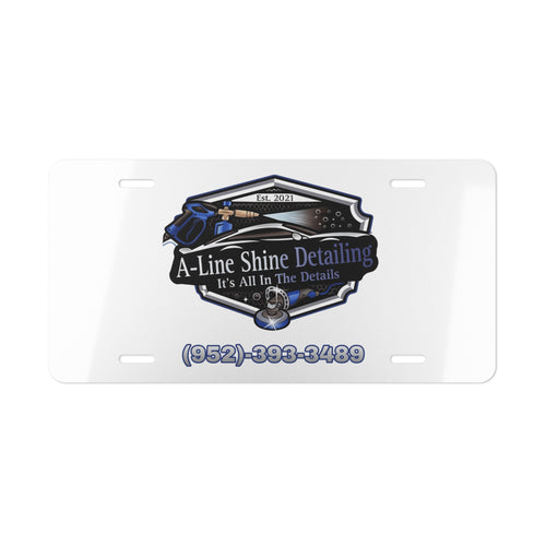 ALSD License Plate [White]